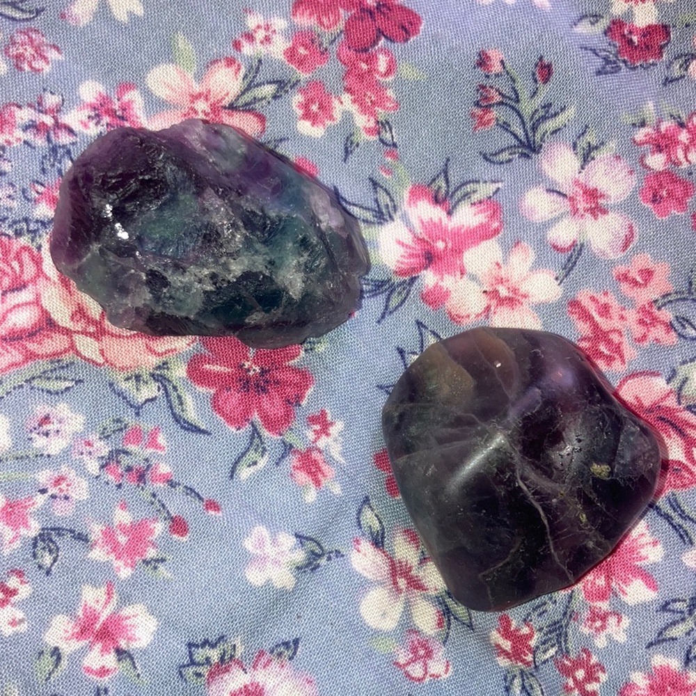 Rainbow Fluorite (polished & unpolished)